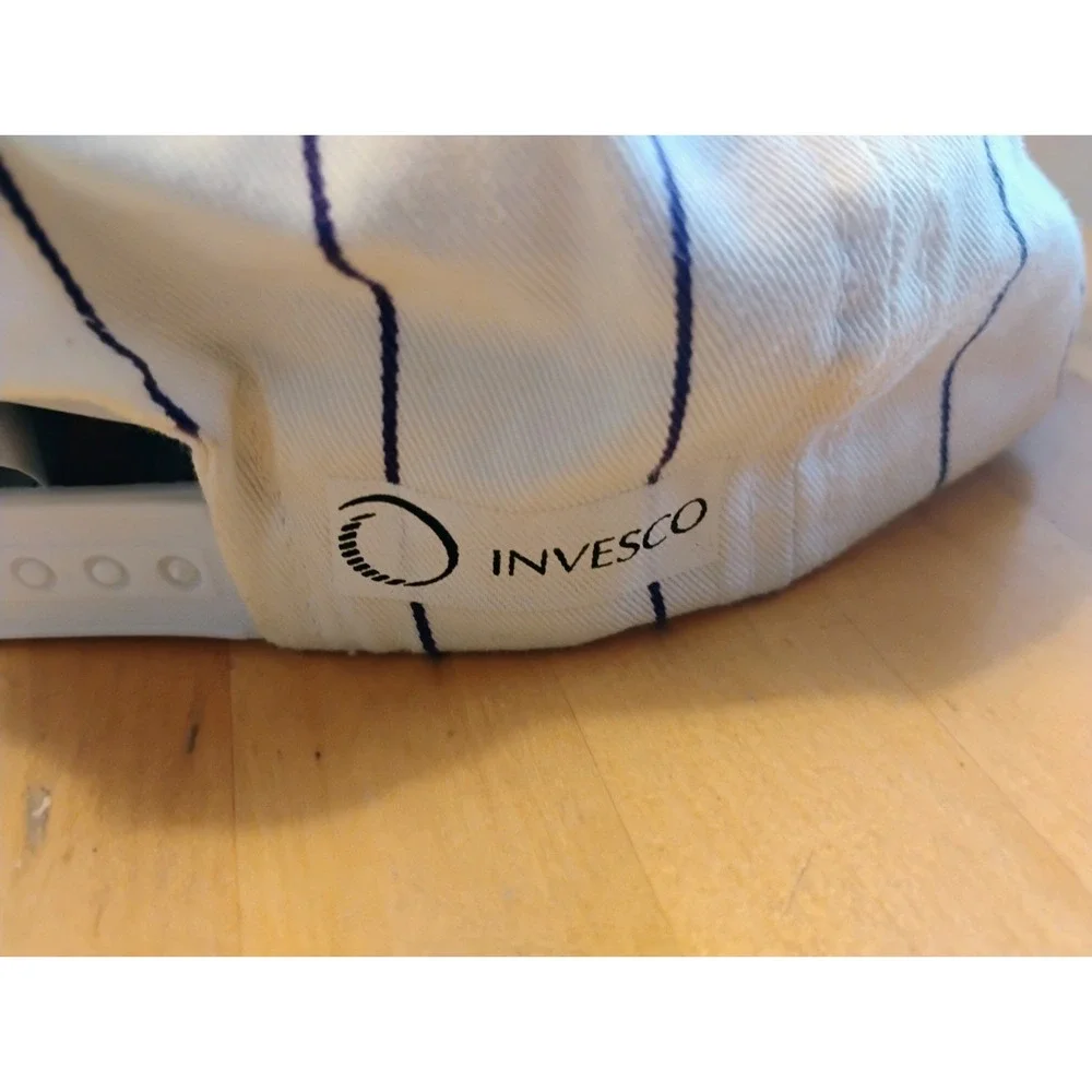 Denver Colorado Rockies Invesco Baseball Cap Snapback Hat Pin Stripe RN38106